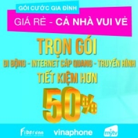 Gói Cước Gia Đình của VNPT - Tích hợp FiberVNN, MYTV, Vinaphone